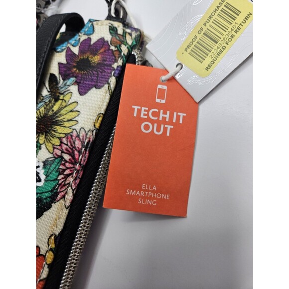 SAKROOTS In Bloom Wallet Ella Smartphone Sling Clutch Snap Closure Crossbody NEW - Picture 8 of 9